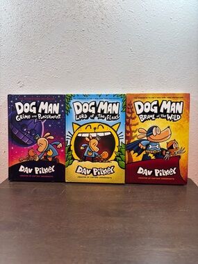 Dog Man Book Set - Colorful Kids Graphic Novels by Dav Pilkey